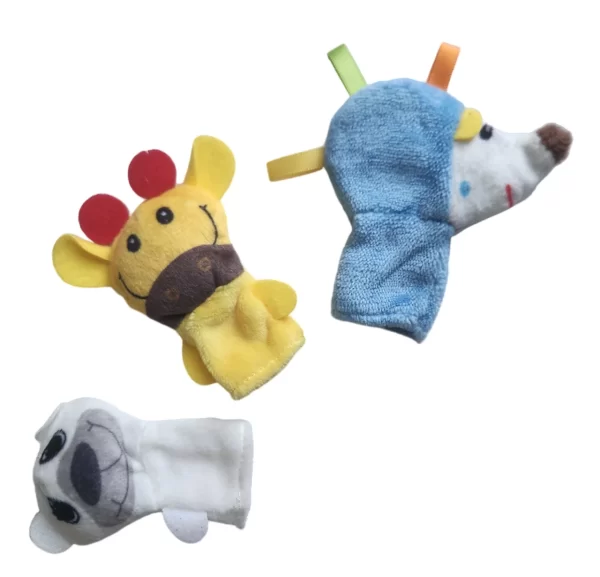 DK52 Pack 3 títeres de dedo
