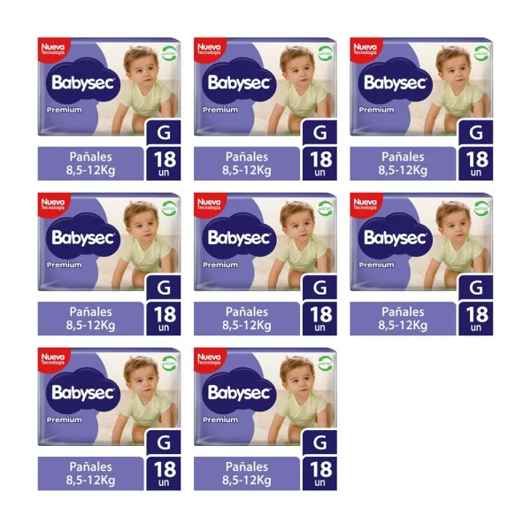 Manga Pañales Babysec Premium G