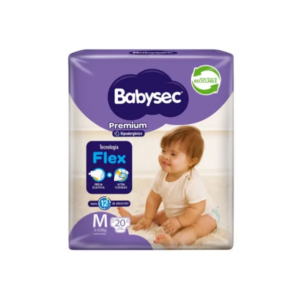Pañales Babysec Premium M Pañales Babysec Premium M