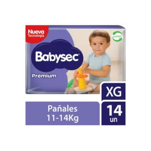 Pañales Babysec Premium XG
