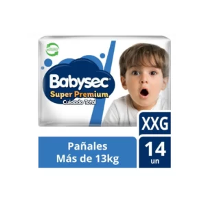Pañales Babysec Super Premium XXG